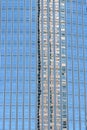 Modern office building. Glass skyscraper window facade detail Royalty Free Stock Photo