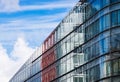 Modern Office Building with Glass Windows against Blue Sky for Business Images Royalty Free Stock Photo