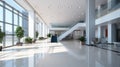 Modern Office Building Lobby Indoors, Lobby, Modern, Business, Entrance Hall. generative ai Royalty Free Stock Photo