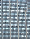 Modern office building with many air-conditioners Royalty Free Stock Photo