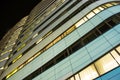 Modern office building at night Royalty Free Stock Photo