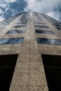 Modern Office Building Skyscrapers & Clouds Royalty Free Stock Photo