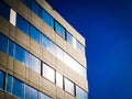 Modern office building with sun light reflections Royalty Free Stock Photo