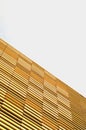 Modern office building with timber facade Royalty Free Stock Photo