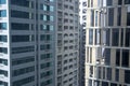 Modern office buildings and apartments in the Makati District of Manila Royalty Free Stock Photo