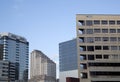 Modern office buildings in downtown Austin Royalty Free Stock Photo