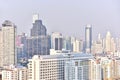 Modern Office Buildings in Downtown Bangkok Royalty Free Stock Photo