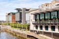 Modern office buildings on the River Clyde in Glasgow, Scotland, UK Royalty Free Stock Photo