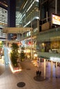 Modern office buildings and shopping mall at Shiodome Area in Tokyo Royalty Free Stock Photo