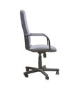 Modern office chair from gray cloth Royalty Free Stock Photo