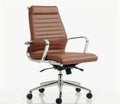 Modern office chair, isolated on white background Royalty Free Stock Photo