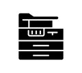 Modern Office Copier Machine Icon for Professional Environments Royalty Free Stock Photo