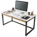 Modern Office Desk Setup with Computer
