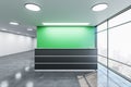 Modern office lobby interior with reception desk Royalty Free Stock Photo