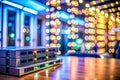 Modern Office Network Infrastructure Stunning Bokeh Effect Highlights the Sophisticated Interconnectivity of Data Royalty Free Stock Photo