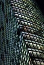 Modern Office Skyscraper Building at Night Royalty Free Stock Photo