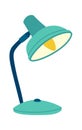 Modern office table lamp flat icon Interior Royalty Free Stock Photo