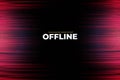 modern offline twitch background with abstract red lines offline vector illustration