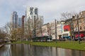 Modern and old architecure of city centre of Rotterdam Royalty Free Stock Photo