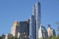 Modern and old building at Central Park South Royalty Free Stock Photo