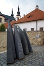 Modern open air sculpture art, Litomysl, Czechia