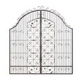 Modern openwork gates