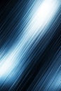 The modern output is a polished blue metallic texture with streaks from vertical brushing and subtle light reflections Royalty Free Stock Photo