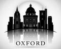 Modern Oxford City Skyline Design. England Royalty Free Stock Photo