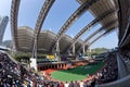 Modern Paddock in Sha Tin Racecourse, Hong Kong