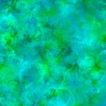 Modern painted texture. Dynamic paint splashes in green and blue colors. Multicolored pattern. Mixed media backdrop