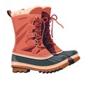 Modern pair boots for adventure