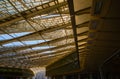 Moden new architecture in Paris, France. Contemporary glass roof Les Halles Royalty Free Stock Photo