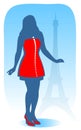 Modern parisian girl