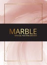 Modern pastel rose pink beige pastel watercolor liquid splash, dunamic flow shape with gold foil elements for Branding,