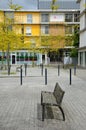 Modern patio in the French city Bordeaux