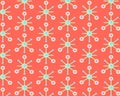 Abstract geometrical background multi colored flowers Royalty Free Stock Photo