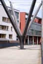 Modern pedestrian bridge Bad Homburg