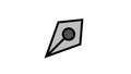 Modern pen nip animated icon - education and schooling design