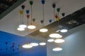 Led lighting modern office Royalty Free Stock Photo