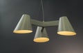 Modern Pendant light lamp illuminated, Elegant Chandelier illuminated