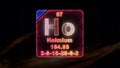 Modern Periodic Table Element Holmium Royalty Free Stock Photo