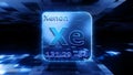 Modern periodic table element Xenon 3D illustration Royalty Free Stock Photo