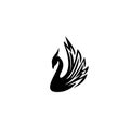 Modern Phoenix Logo Illustration In White Isolated Background, icon symbol business Royalty Free Stock Photo