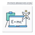 Modern physics color icon