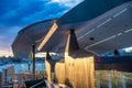 Modern Pier in Darling Harbour at sunset, Sydney