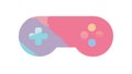 Modern Pink Wireless Gaming Controller Icon, vector design Generative AI Royalty Free Stock Photo
