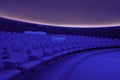 Modern Planetarium with empty seats