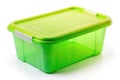 Modern Plastic Storage Box with SnapOn Lid Clear Stackable and Durable for Home and Office Organization Royalty Free Stock Photo