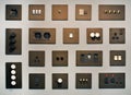 Plugs and switches Royalty Free Stock Photo