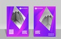 Modern Polygonal Book Cover Corporate Design
